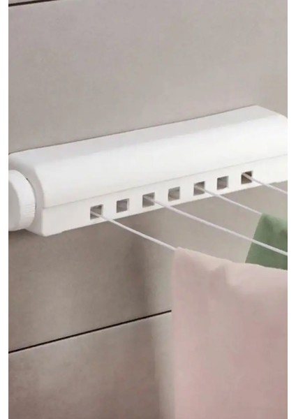 Pratik Portatif Yeni Nesil Çek As Kolay Askılık 4 Ipli Askılık Çamaşır Askılığı