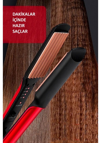 Saç Düzleştirici Tost Model Saç Şekillendirici Tırtıklı Uç Saç Düzleştirici Dalgalandırıcı modelleri