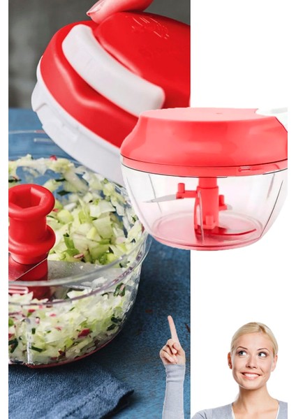 Mini Ipli El Rondosu Rende Sebze Doğrayıcı Blender