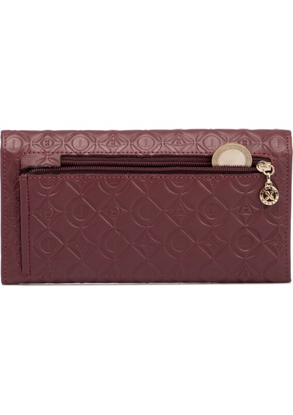 Bordo Hakiki Deri Kadın Cüzdan - S1CB00005783-G7Q fırsatları
