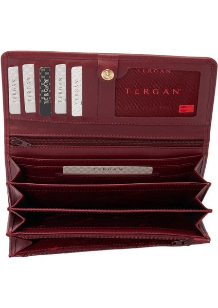 Bordo Hakiki Deri Kadın Cüzdan - S1CB00005783-G7Q