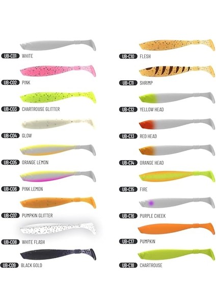 Minnow Shad Silikon Yem 70MM 1,6gr 4 Adet fırsatları