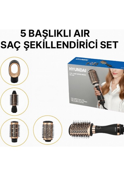 5 Başlıklı Air Saç Şekillendirici Set