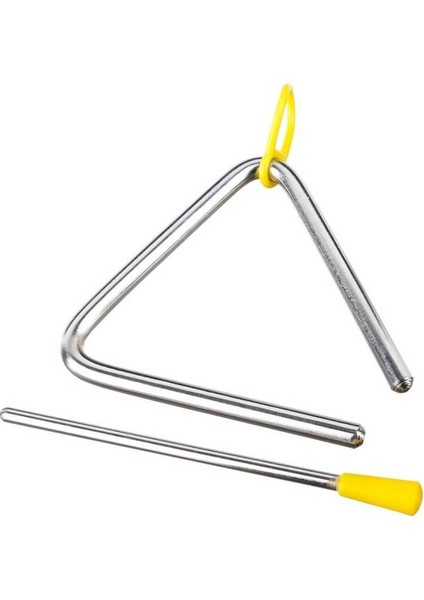 Çelik Zil Çocuk Oyuncak Askılı Çelik Üçgen Zil Eğitici Öğretici Set