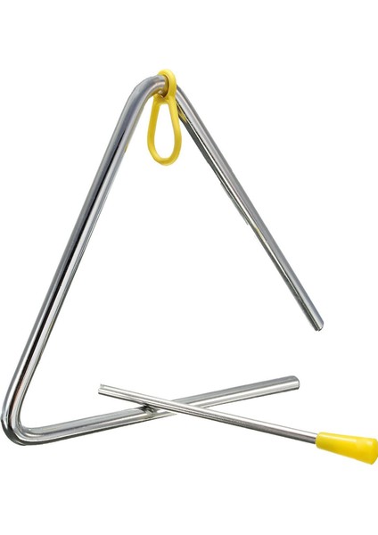 Çelik Zil Çocuk Oyuncak Askılı Çelik Üçgen Zil Eğitici Öğretici Set indirimleri