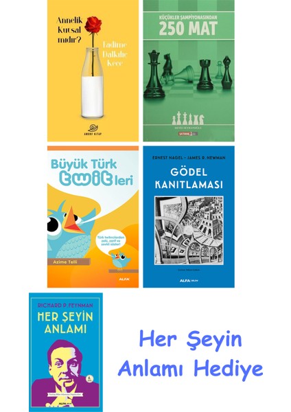 Annelik Kutsal Mıdır? + Küçükler Şampiyonasından 250 Mat + Büyük Türk Twitleri + Gödel Kanıtlaması + Her Şeyin Anlamı