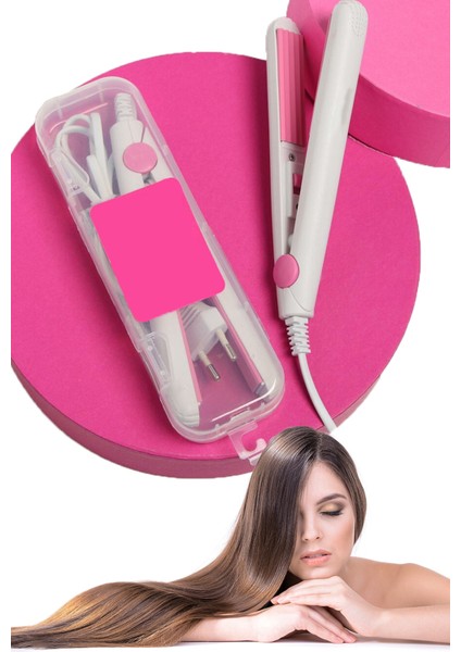 Seyahat Tipi Mini Saç Düzleştirici Seramik Uçlu Düzleştirici indirimleri