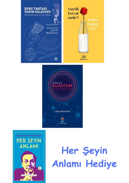 Rubu Tahtası Yapım Kılavuzu + Annelik Kutsal Mıdır? + Herkes Için Kuantum Bilgisayım + Her Şeyin Anlamı