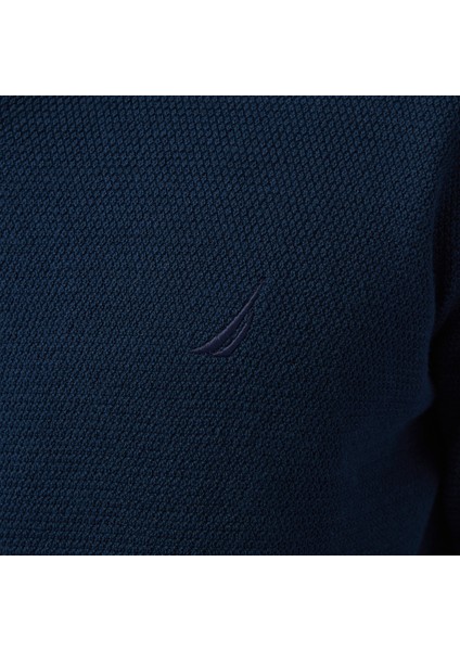 Erkek Lacivert Kısa Kollu Triko indirimleri