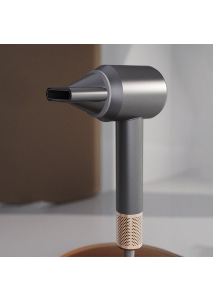 Gri Bldc Turbo Motor Saç Kurutma Makinesi 1500W3-KDM.HIZ4-KDM.ISIAYAR=SICAK-ILIK-HAFİF-SOĞUK SHD-1740 (5264)