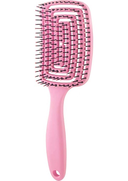 Kullanımı Kolay Dörtgen Bükülebilir Hafif Acıtmaz Pratik Saç Tarağı Pembe modelleri