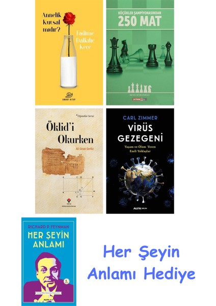 Annelik Kutsal Mıdır? + Küçükler Şampiyonasından 250 Mat + Öklid'i Okurken + Virüs Gezegeni + Her Şeyin Anlamı