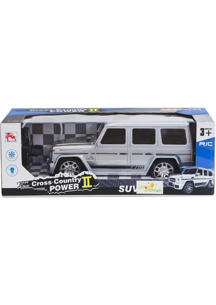 8578-2A Kumandalı Şarjlı Jeep Cross Country -Limon Oyuncak