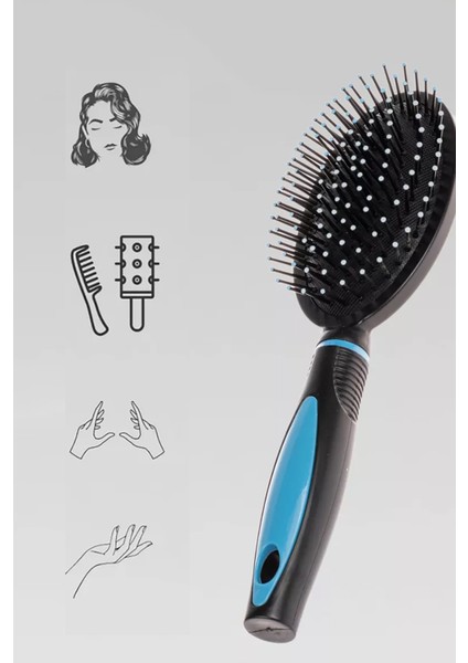 Yuvarlak Saç Açıcı Tarak Yumuşak Saç Tarağı Geniş Yüzey Tarak fiyatları