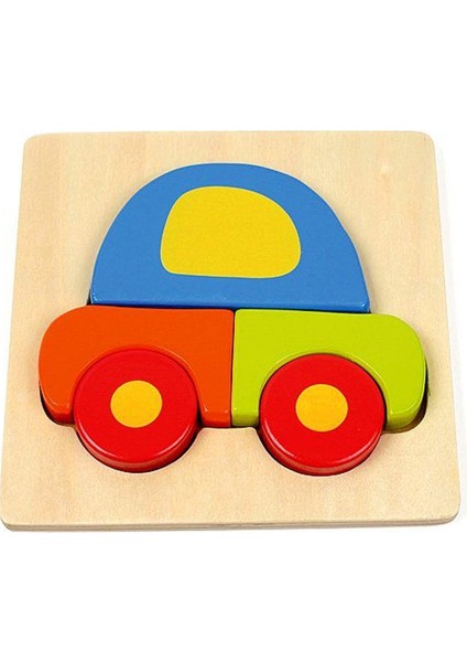 Araba Şeklinde Ahşap Bultak Oyun Seti Eğitici Öğretici Oyun Set Bultak Puzzle Oyuncak fiyatları