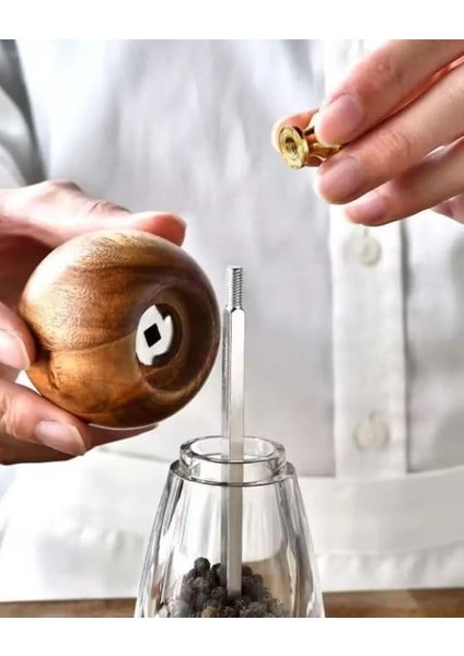 Başlıklı Cam Baharat ve Tuz Değirmeni – Ayarlanabilir Öğütme Mekanizması fiyatları