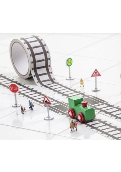 Raybant Eğitici ve Eğlenceli Çocuklar Için Ray Yapım Oyun Bandı 7cm x 10 Metre