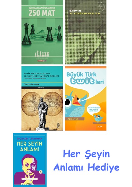 Küçükler Şampiyonasından 250 Mat + Darwin ve Fundamentalizm + Antik Mezopotamya'da Egemenliğin Tanrısal Kökleri + Büyük Türk Twitleri + Her Şeyin Anlamı