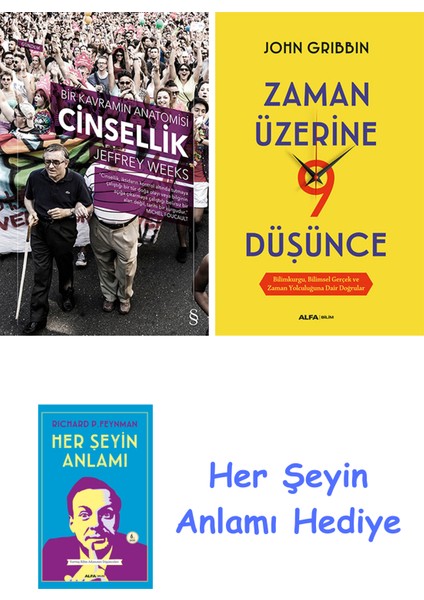 Bir Kavramın Anatomisi - Cinsellik + Zaman Üzerine Dokuz Düşünce + Her Şeyin Anlamı