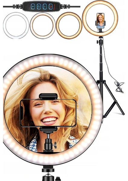 Youtuber LED Işıklı Tripod Selfie Makyaj Işığı Ring Light 10 Inç Halka Ring Light 10 Inç fiyatları