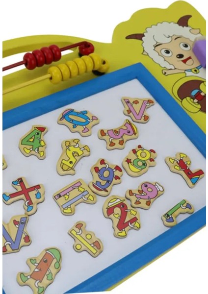 Ahşap Eğitici Öğretici Zihin Geliştirici Abaküs Yazı Tahtası 2si Bir Arada Set Oyun Seti Ahşap modelleri