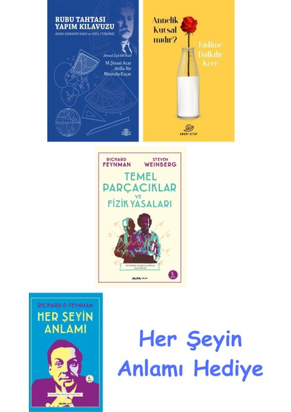 Rubu Tahtası Yapım Kılavuzu + Annelik Kutsal Mıdır? + Temel Parçacıklar ve Fizik Yasaları + Her Şeyin Anlamı