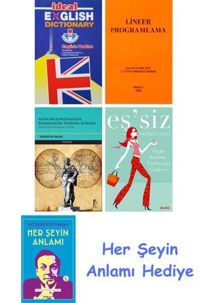 Ideal English Dictionary + Lineer Programlama + Antik Mezopotamya'da Egemenliğin Tanrısal Kökleri + Eş'siz + Her Şeyin Anlamı