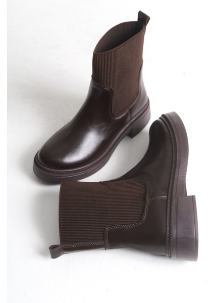 Vontel Elastik Yan Bantlı Kadın Günlük Bot modelleri