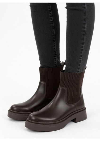 Vontel Elastik Yan Bantlı Kadın Günlük Bot