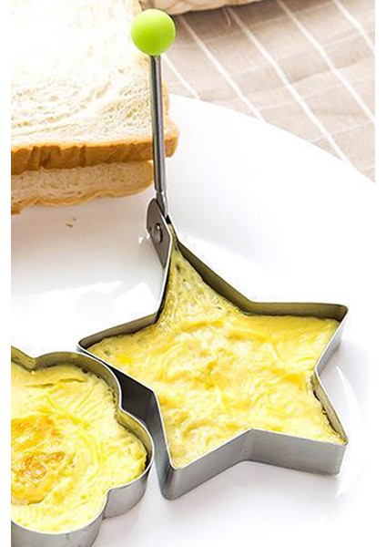 1 Adet Yumurta Pişirme Kalıbı Yıldız Şekilli Yumurta Kalıbı Pratik Paslanmaz Mutfak Kalıbı Yıldız fırsatları