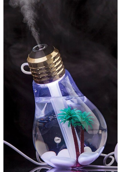 LED Işıklı Ampül Hava Nemlendirici Buhar Makinası Humidifier modelleri