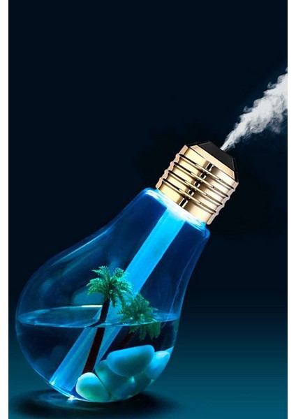 LED Işıklı Ampül Hava Nemlendirici Buhar Makinası Humidifier indirimleri