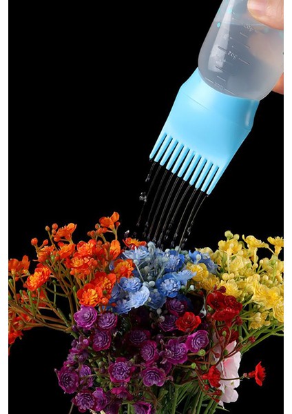 Taraklı Saç Boyama Şişesi Silikon Saç Boyama Yıkama Bakım Yapma Tüpü Pratik 1 Adet modelleri