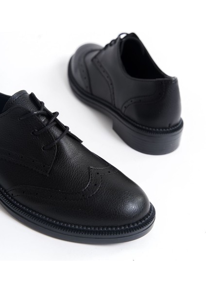 Kadın Günlük Ayakkabı - Oxford Siyah Rugan fiyatları