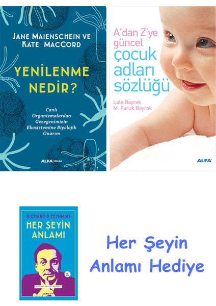 Yenilenme Nedir? + Çocuk Adları Sözlüğü (Cep Boy) + Her Şeyin Anlamı