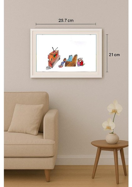 Sergio Mas 29X21CM Orijinal Karikatür Tablo indirimleri