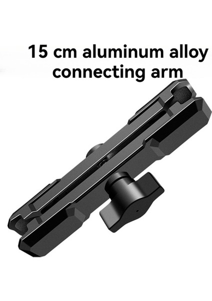 Alüminyum Alaşımlı 15CM Ram Montajlı Çift Soket Kolu 1 Inçlik Bilyalı Montaj Tabanı Hafif ve Dayanıklı Motosiklet Telefon Montajı (Yurt Dışından) indirimleri