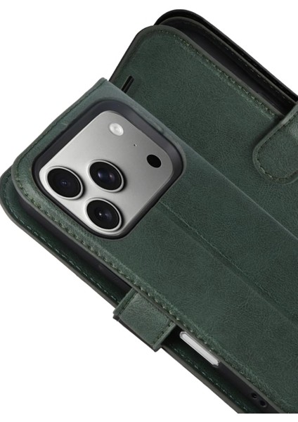 Apple iPhone 17 Pro Max Trend S Plus Kapaklı Kılıf - YEŞIL-(5796) - MCT2105-5179 fiyatları