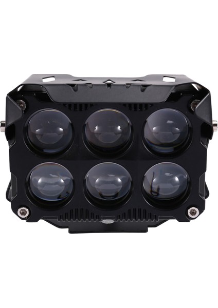 Motosiklet 6 Lensli Spot Işığı Çalışan Sis Farları Projektör Far (Yurt Dışından)