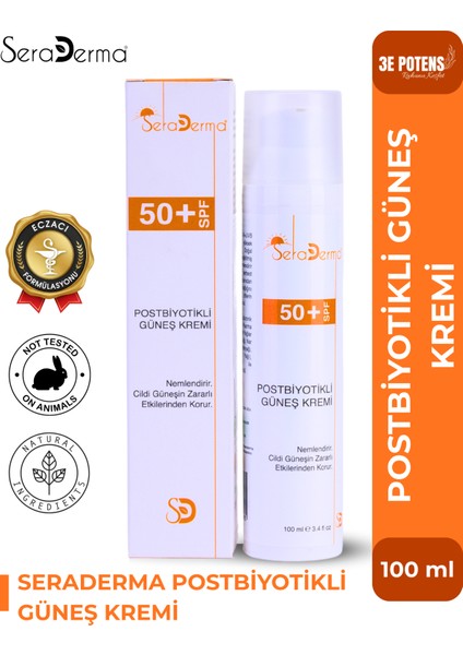 Postbiyotikli 50+ Spf Güneş Kremi 100 ml
