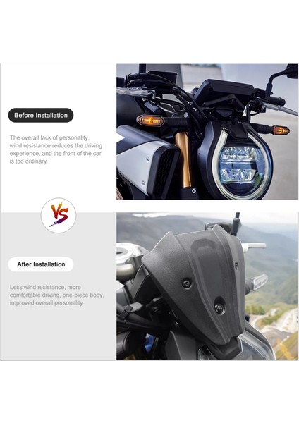 Motosiklet Aksesuarları Ön Mini Ön Cam Kaplama Honda CB650R Cb 650R Cb 650 R (2024-) Için Ön Cam (Yurt Dışından) fırsatları