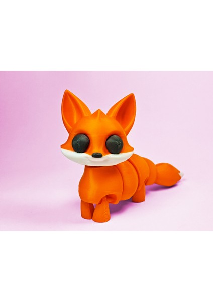 Eklemli Mini Tilki Oyuncak Haraketli