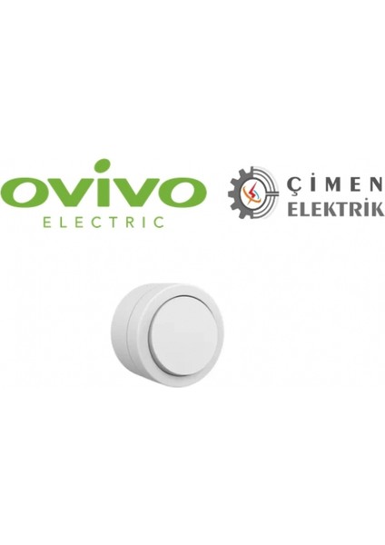 Beyaz Tekli Anahtar Sıva Üstü - Elektrik Tesisat Anahtarı