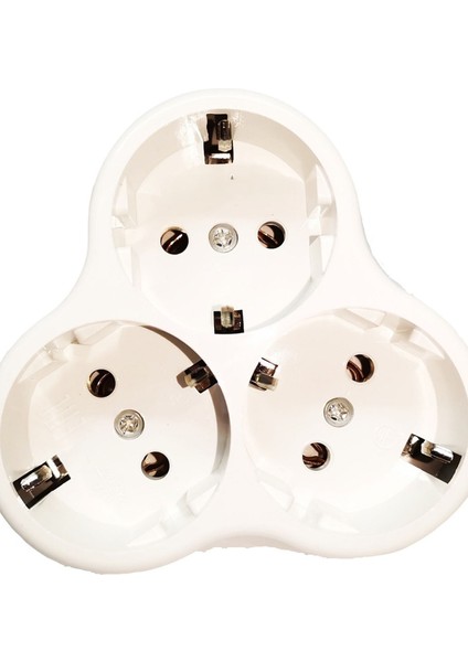 Papatya Yonca 3'lü Grup Priz Fiş Priz Topraklı Çoklu Çoğaltıcı Kablosuz Üçgen fırsatları