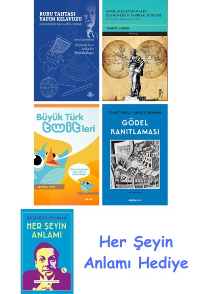 Rubu Tahtası Yapım Kılavuzu + Antik Mezopotamya'da Egemenliğin Tanrısal Kökleri + Büyük Türk Twitleri + Gödel Kanıtlaması + Her Şeyin Anlamı