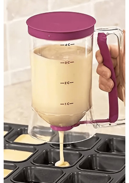 Hamur Dağıtıcı - Krep Makinesi - Pancake Makinesi Manuel Pancake Dağıtıcı Pratik