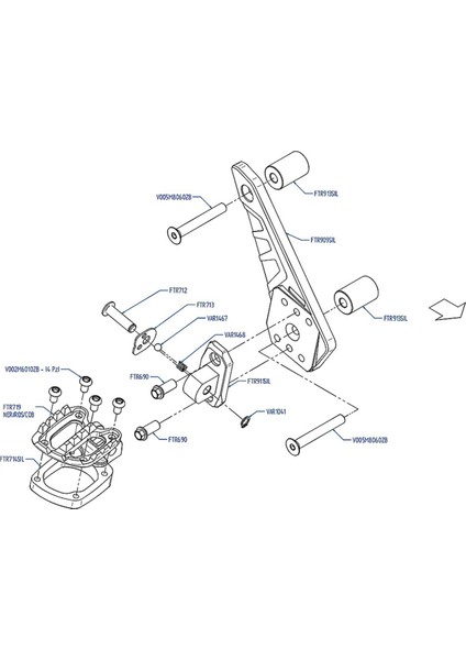 Honda Xadv X-Adv 750 Gümüş Için Motosiklet Katlanır Ayak Dayanağı (Yurt Dışından) fiyatları