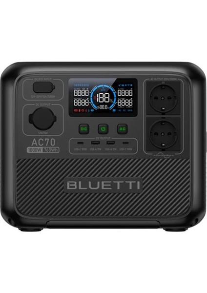 Bluettı AC70P 1000W 768WH Taşınabilir Güç Istasyonu