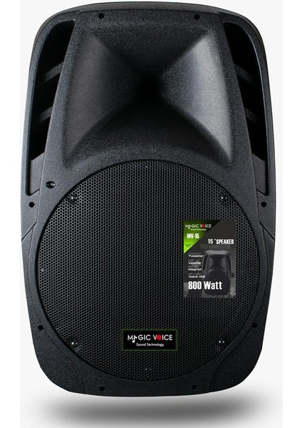 Mv-15 800 Watt 15'' 2-Yollu Pasif Kabin Hoparlör