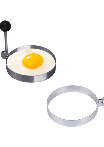 2 Adet Yumurta Pişirme Kalıbı Yuvarlak Yumurta Kalıbı Pratik Paslanmaz Mutfak Kalıbı Yuvarlak modelleri